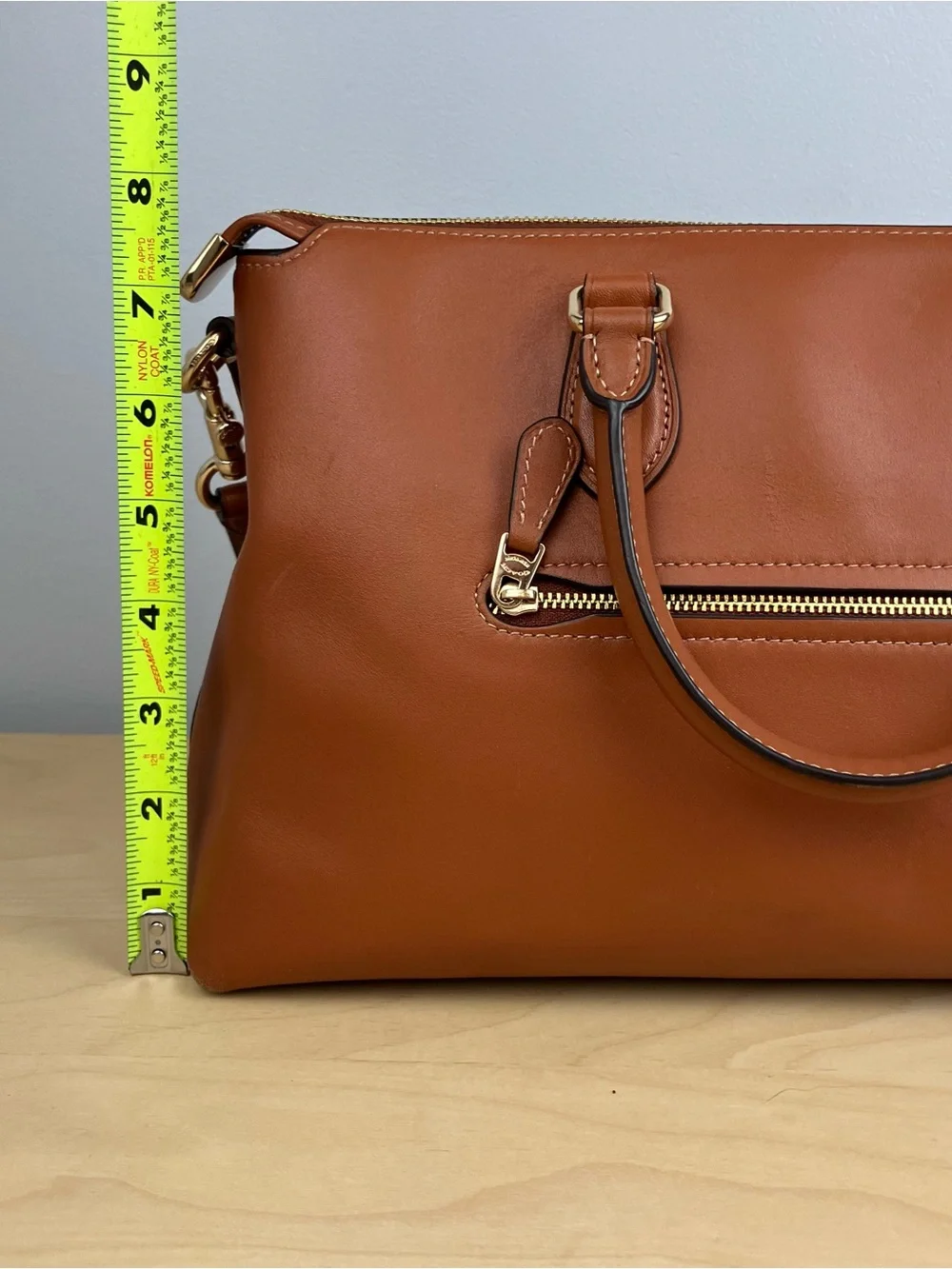 Coach CBM11 Georgia Satchel Bag Purse Smooth Brown Leather W/ Matching Wallet